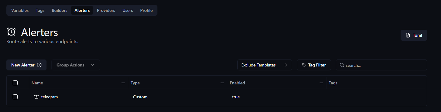 Self-hosting. Komodo Telegram Alerter-1.png